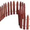 84813 - 18" Wired Wooden Fence - Lemax Christmas Village Misc. Accessories