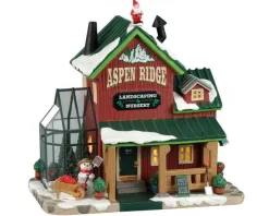 25903 - Aspen Ridge Landscaping & Nursery - Lemax Vail Village Christmas Houses & Buildings