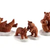 02943 - Bear Family Snow Day, Set Of 4 - Lemax Figurines