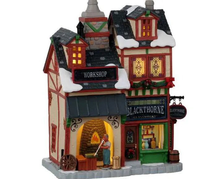 25887 - Blackthorne Glassworks - Lemax Caddington Village Christmas Houses & Buildings