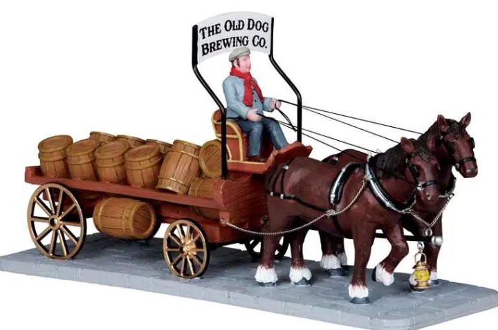 03847 - Brewer's Wagon - Lemax Christmas Village Table Pieces