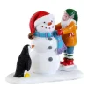 22134 - Building A Snowman - Lemax Christmas Village Figurines