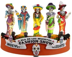 34083 - Catarinas Fashion Show, Battery-Operated (4.5-Volt) - Lemax Spooky Town Accessories