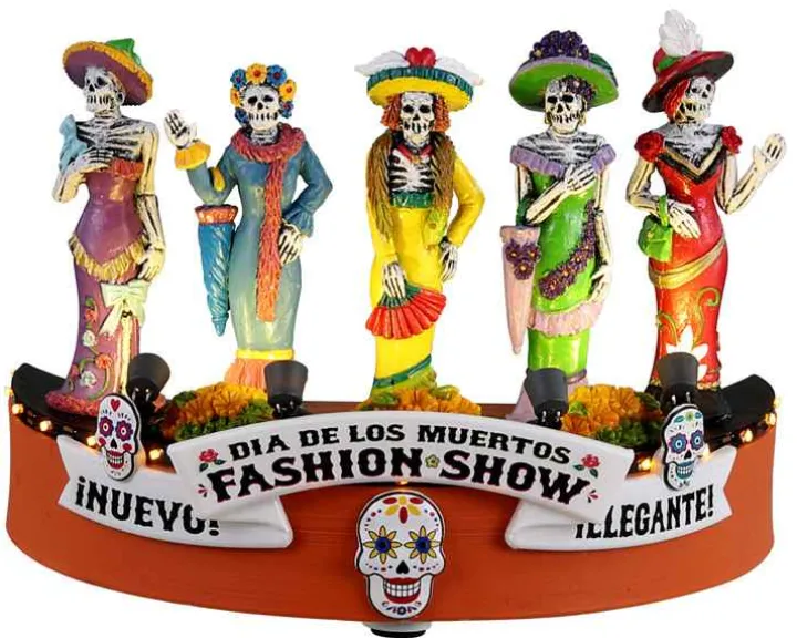 34083 - Catarinas Fashion Show, Battery-Operated (4.5-Volt) - Lemax Spooky Town Accessories