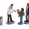 82578 - Charley The Vet, Set Of 4 - Lemax Figurines