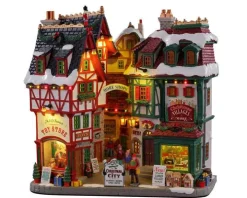 15739 - Christmas City, Battery-Operated (4.5V) - Lemax Facades