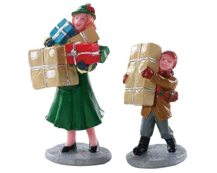 82610 - Christmas Rush, Set Of 2 - Lemax Figurines