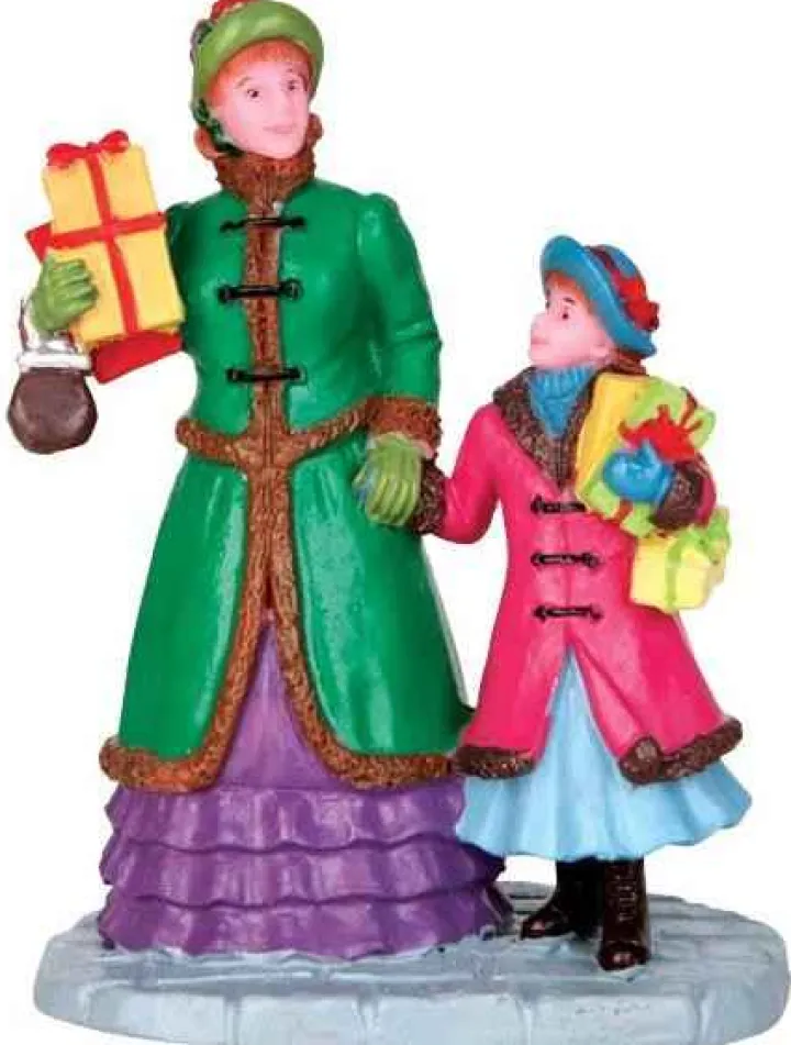 42257 - Christmas Shopping - Lemax Christmas Village Figurines