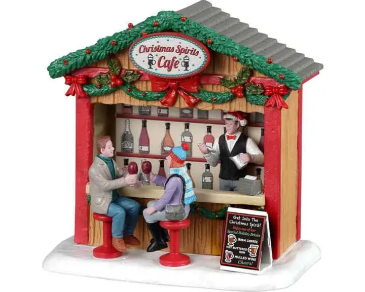 23605 - Christmas Spirits Cafe - Lemax Christmas Village Table Pieces