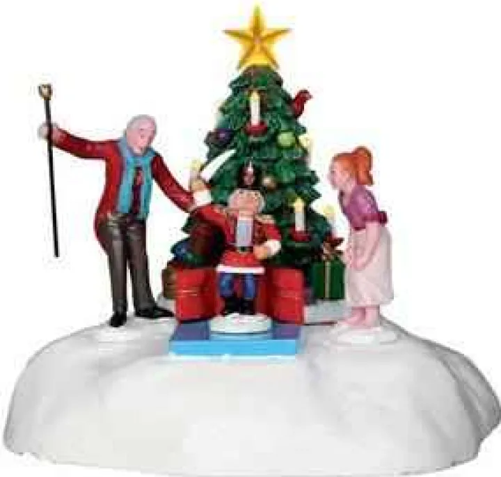 24478 - Clara's Gift, Battery-Operated (4.5V) - Lemax Christmas Village Table Pieces