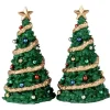 34100 - Classic Christmas Tree, Set Of 2 - Lemax Misc. Accessories