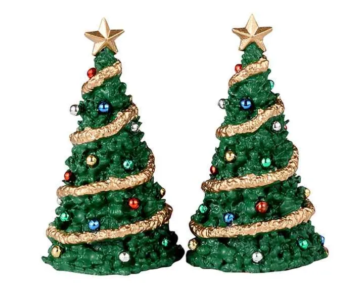 34100 - Classic Christmas Tree, Set Of 2 - Lemax Misc. Accessories