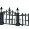24534 - Classic Victorian Fence, Set Of 7 - Lemax Christmas Village Misc. Accessories