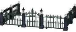 24534 - Classic Victorian Fence, Set Of 7 - Lemax Christmas Village Misc. Accessories