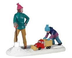 12029 - Clearing The Sidewalk - Lemax Figurines