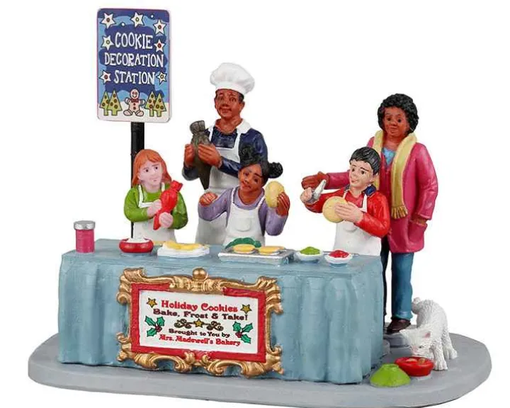 23595 - Cookie Decoration Station - Lemax Christmas Village Table Pieces