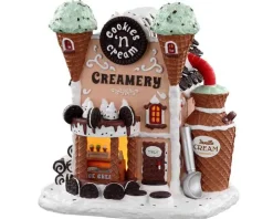 05699 - Cookies 'N Cream Creamery, Battery-Operated (4.5V) - Lemax Sugar N Spice Houses