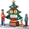 33011 - Countdown Tree, Set Of 7 - Lemax Christmas Village Table Pieces