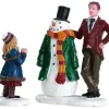 82585 - Dad's Snowman, Set Of 2 - Lemax Figurines