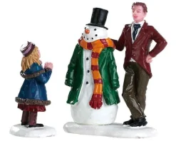 82585 - Dad's Snowman, Set Of 2 - Lemax Figurines