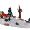 13557 - Dog Sledding Afternoon - Lemax Table Pieces