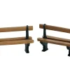 74235 - Double Seated Bench, Set Of 2 - Lemax Misc. Accessories