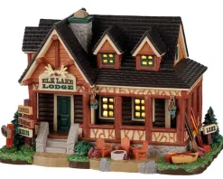 25905 - Elk Lake Lodge - Lemax Vail Village Christmas Houses & Buildings
