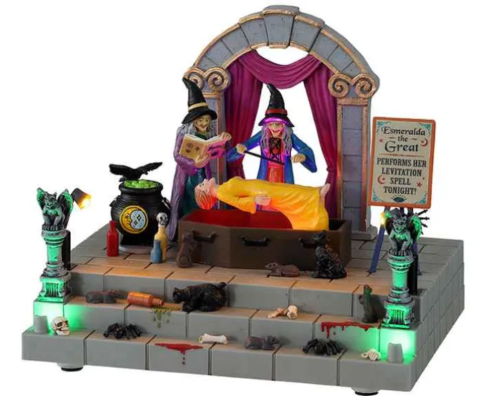 14825 - Esmeralda The Great, Battery-Operated (4.5-Volt) - Lemax Spooky Town Halloween Village Accessories