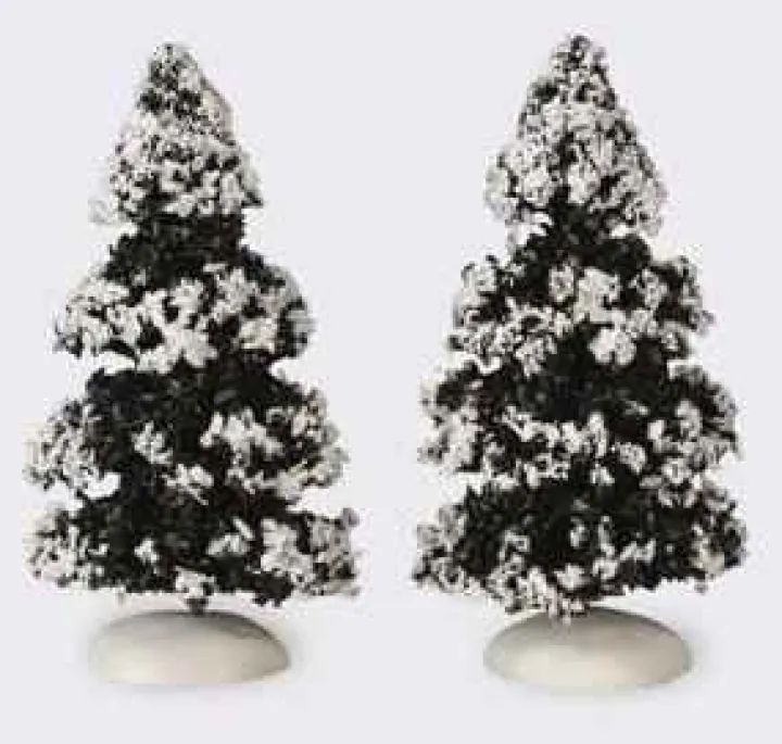 44234 - Evergreen Tree, Set Of 2, Small - Lemax Christmas Village Trees