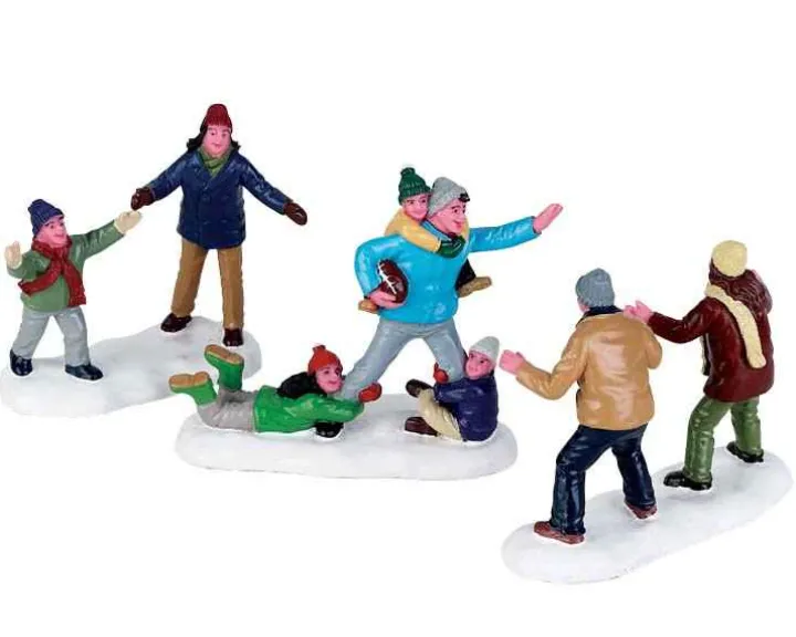 72535 - Family Football, Set Of 3 - Lemax Figurines