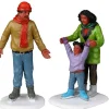 22125 - Family Ice Follies, Set Of 2 - Lemax Christmas Village Figurines