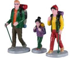 02936 - Family Trek, Set Of 3 - Lemax Figurines
