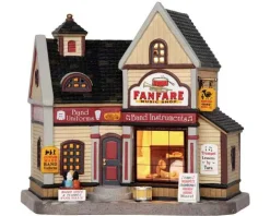 65128 - Fanfare Music Shop - Lemax Caddington Village