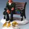 42905 - Feeding Pigeons, Set Of 2 - Lemax Christmas Village Figurines