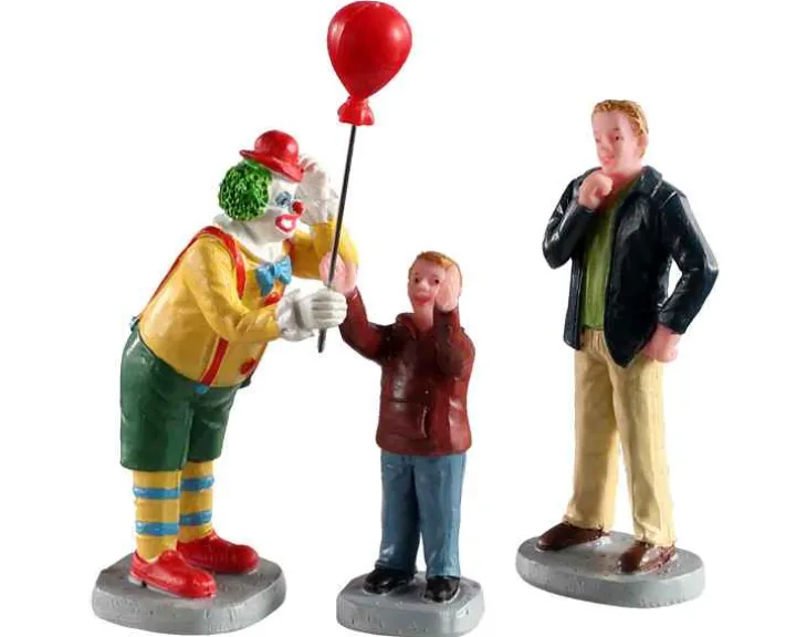 02953 - Friendly Clown, Set Of 3 - Lemax Figurines
