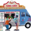 93420 - Funnel Cakes Food Truck, Set Of 4 - Lemax Table Pieces
