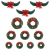 04802 - Garland And Wreaths, Set Of 12 - Lemax Misc. Accessories
