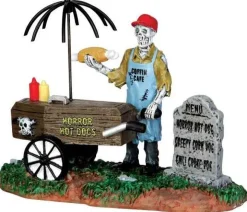 42215 - Ghoul Hot Dog Vendor - Lemax Spooky Town Halloween Village Figurines