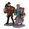 22143 - Gifts For The Grandchildren, Set Of 2 - Lemax Christmas Village Figurines