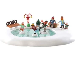 84352 - Gingerbread Skating Pond, Battery-Operated (4.5V) - Lemax Sugar N Spice Accessories