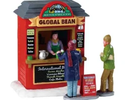 93439 - Global Bean Coffee Kiosk - Lemax Table Pieces