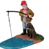 22131 - Gone Fishin' - Lemax Christmas Village Figurines