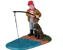 22131 - Gone Fishin' - Lemax Christmas Village Figurines