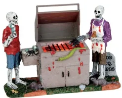 54912 - Gory Grillin , Battery-Operated (4.5V) - Lemax Spooky Town Accessories