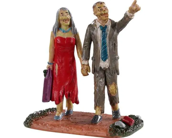 02963 - Graveyard Partygoers - Lemax Spooky Town Figurines