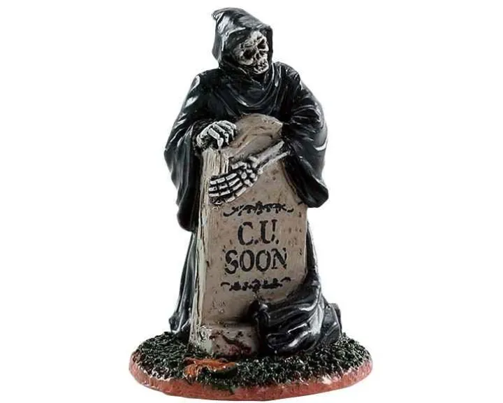 84345 - Grim Reaper Tombstone - Lemax Spooky Town Accessories