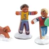 82591 - Gumdrop Football, Set Of 3 - Lemax Sugar N Spice Figurines