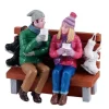 12046 - Hot Cocoa Drinkers - Lemax Christmas Village Figurines
