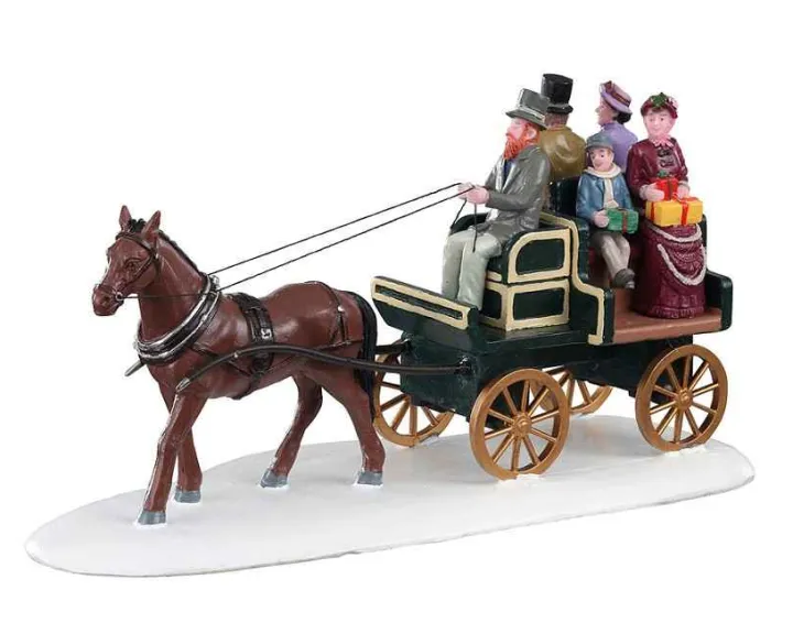 03516 - Jaunting Car - Lemax Table Pieces