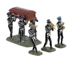 13554 - Jazz Funeral, Set Of 4 - Lemax Spooky Town Accessories